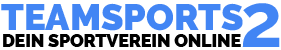 logo teamsports2 blau schwarz, dein sportverein online